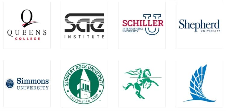 Partner institutions in United States of America