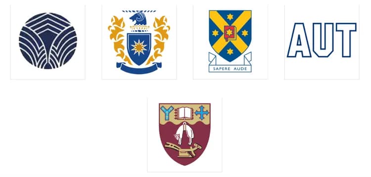 Partner institutions in New Zealand