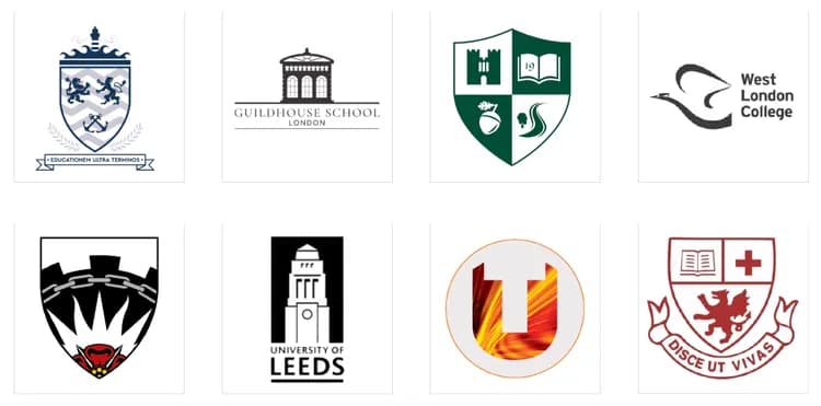 Partner institutions in United Kingdom
